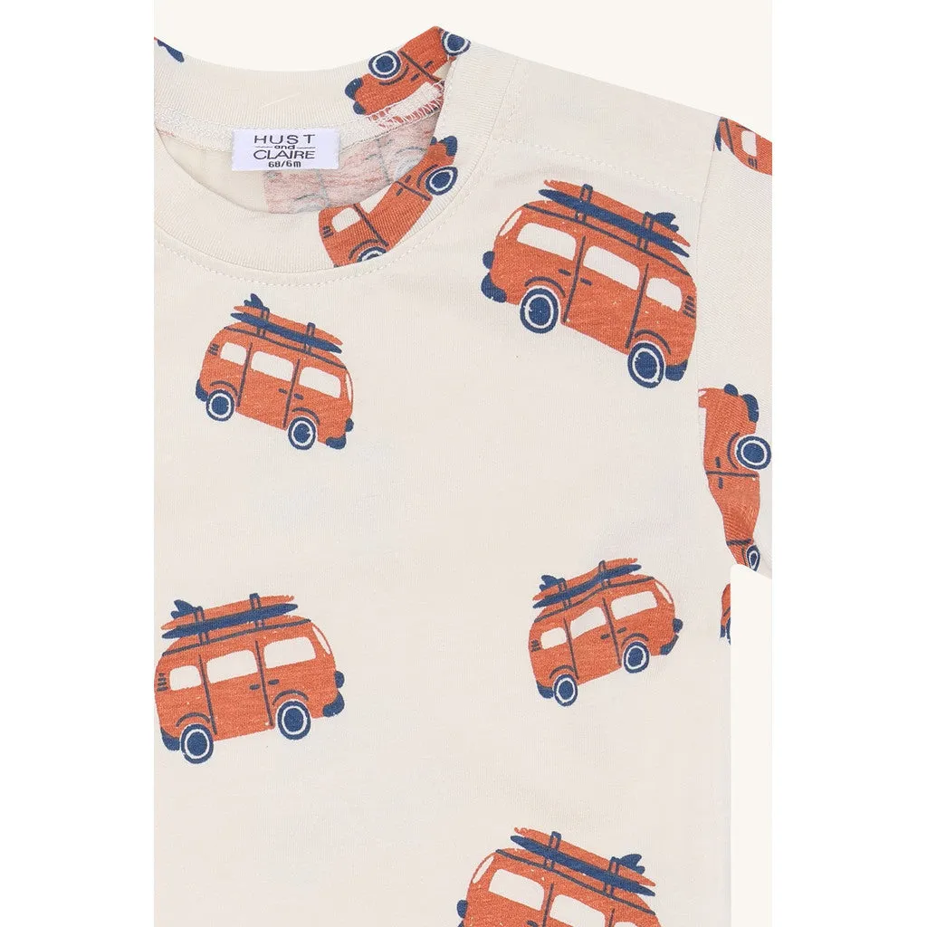 Hust & Claire HCAnton Van t-shirt sandshell bomuld