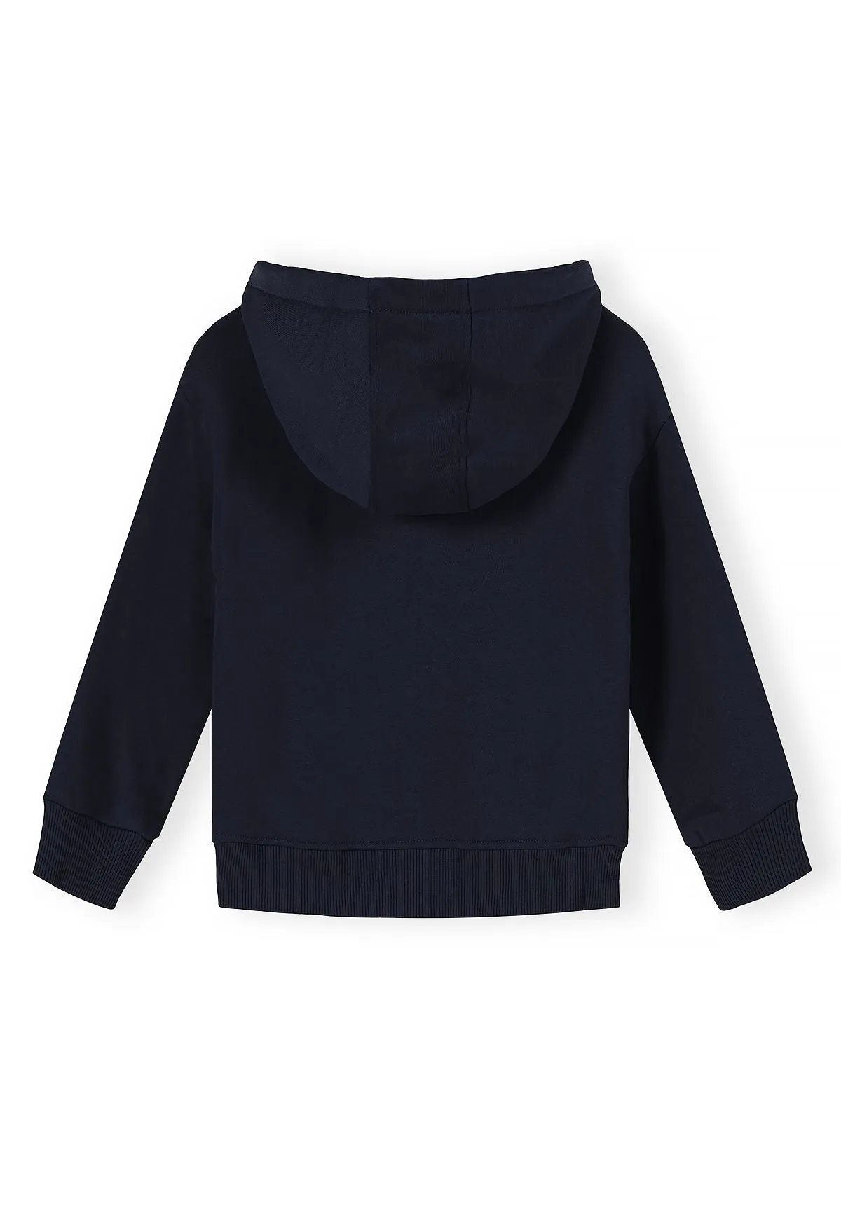 Minoti 45788 sweatsæt drenge navy lynlås
