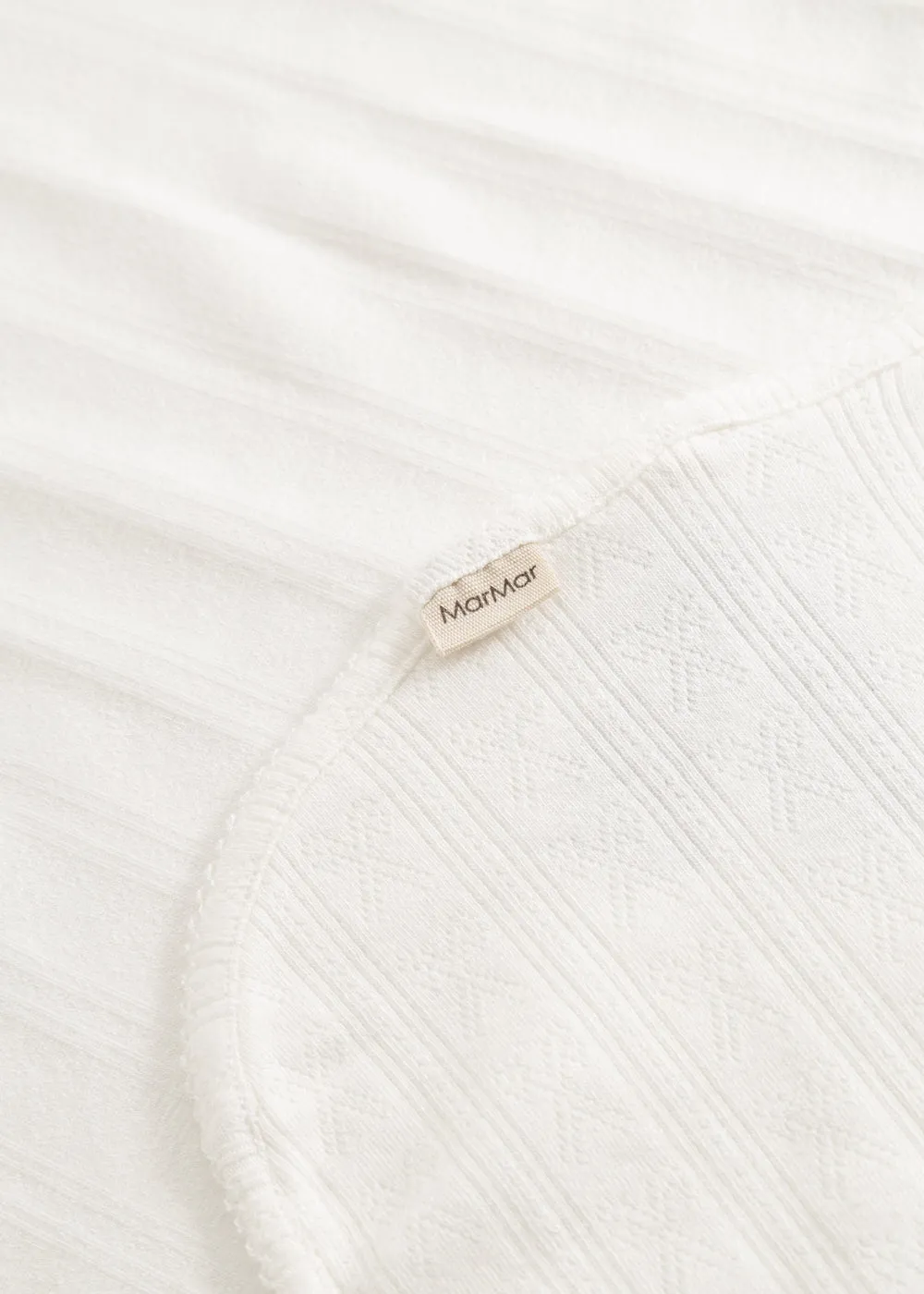 MarMar Alida tæppe Gentle White hvid 80x80