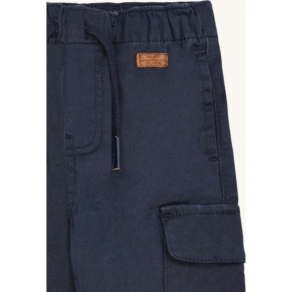 Hust & Claire HCTue bukser more navy bomuld