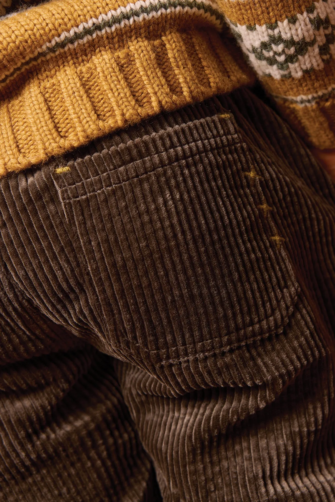 Bonton Datcha bukser kaki velour