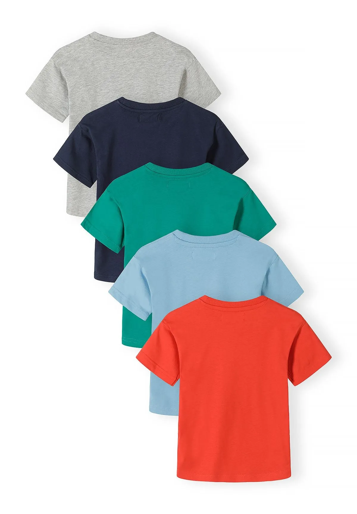 Minoti 44867 t-shirts til drenge 5-pak bomuld med print