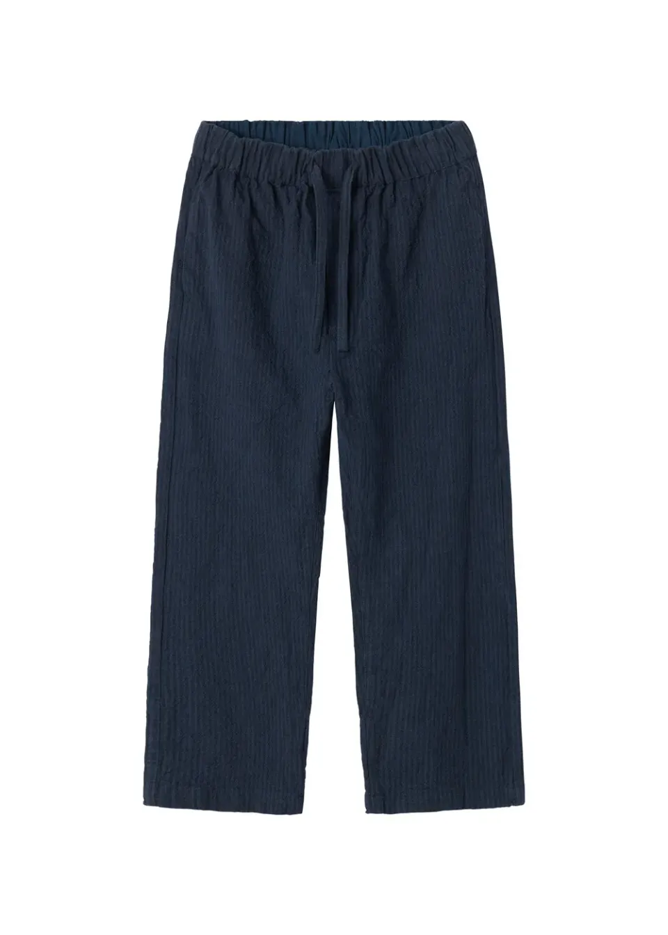 MarMar Plano bukser Dark Blue Stripe chambray