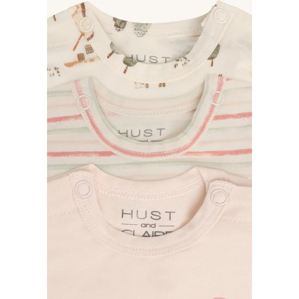 Hust & Claire Base body Quartz 3-pak bomuld