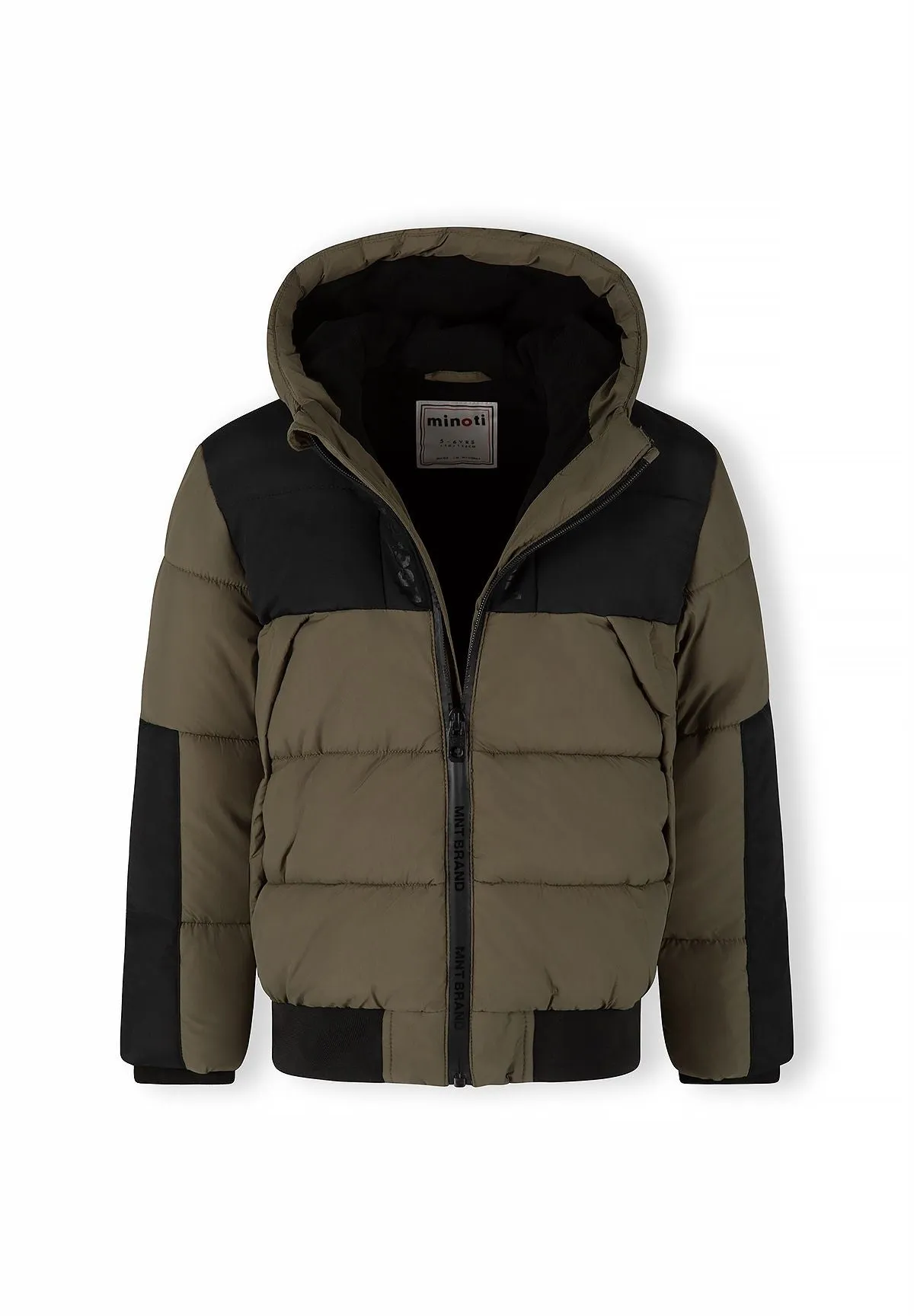 Minoti 45236 vatteret jakke khaki drenge