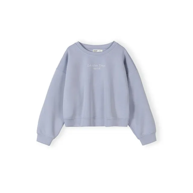 Minoti 44979 sweatshirt til damer lavendel cropped