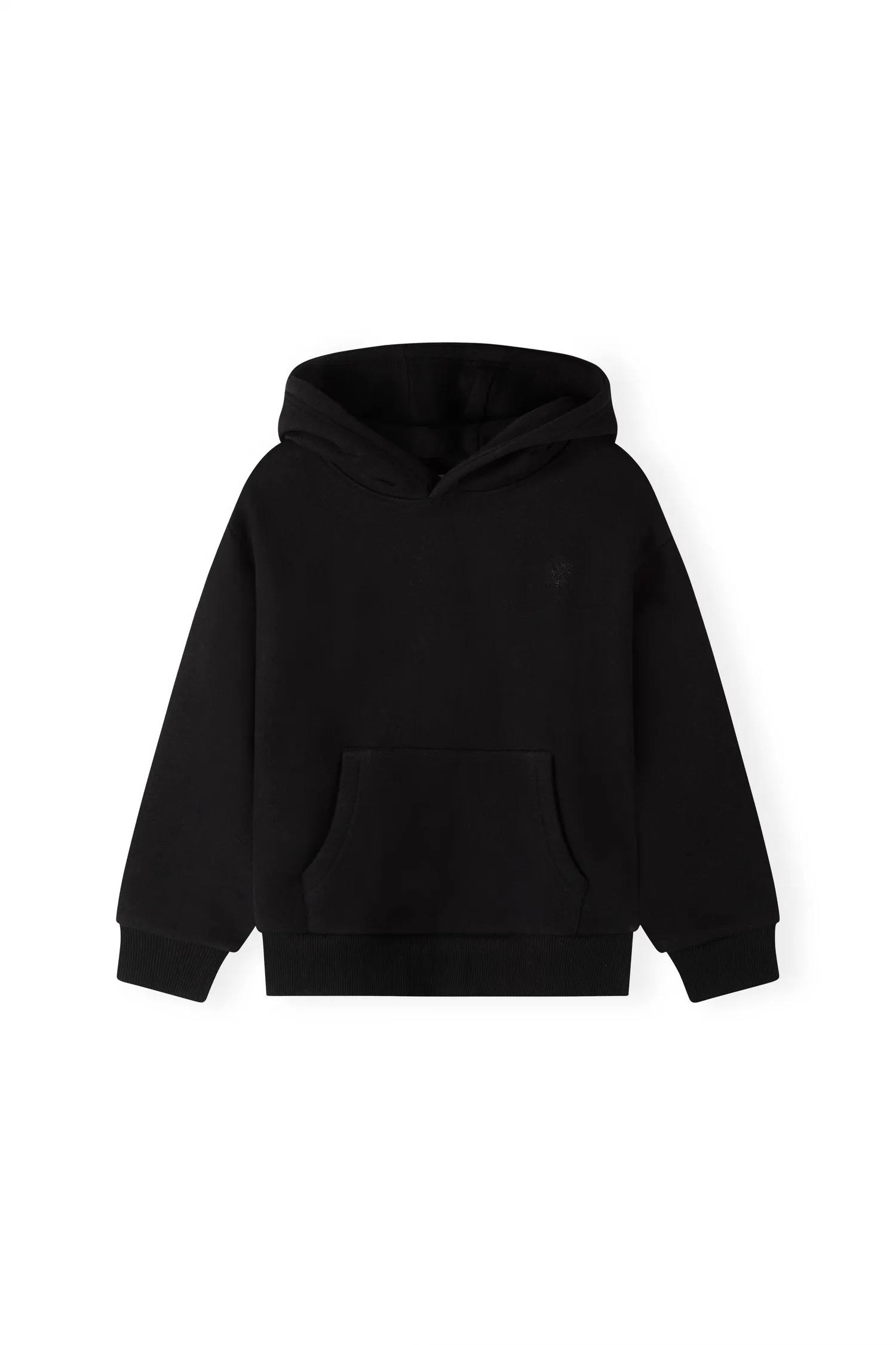 Minoti 45782 hættetrøje sort 2-pak fleece