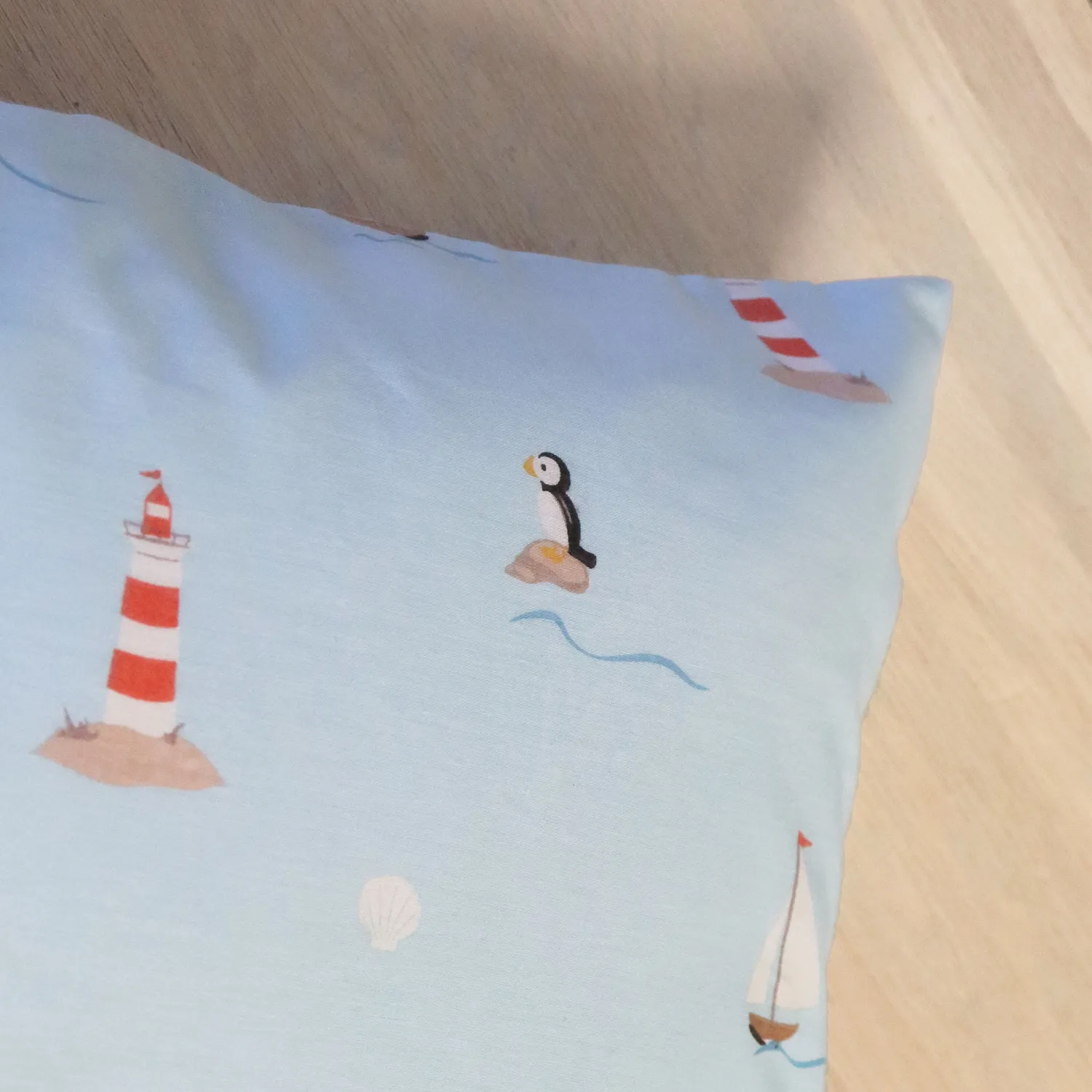 nuuroo By Mats sengetøj Sailor Puffin 70x100 bomuld