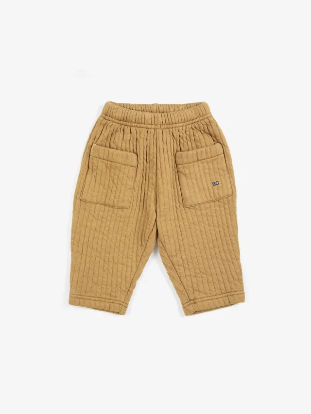 Bobo Choses All About Monsters BC Quilted joggingbukser khaki 3-24 mdr