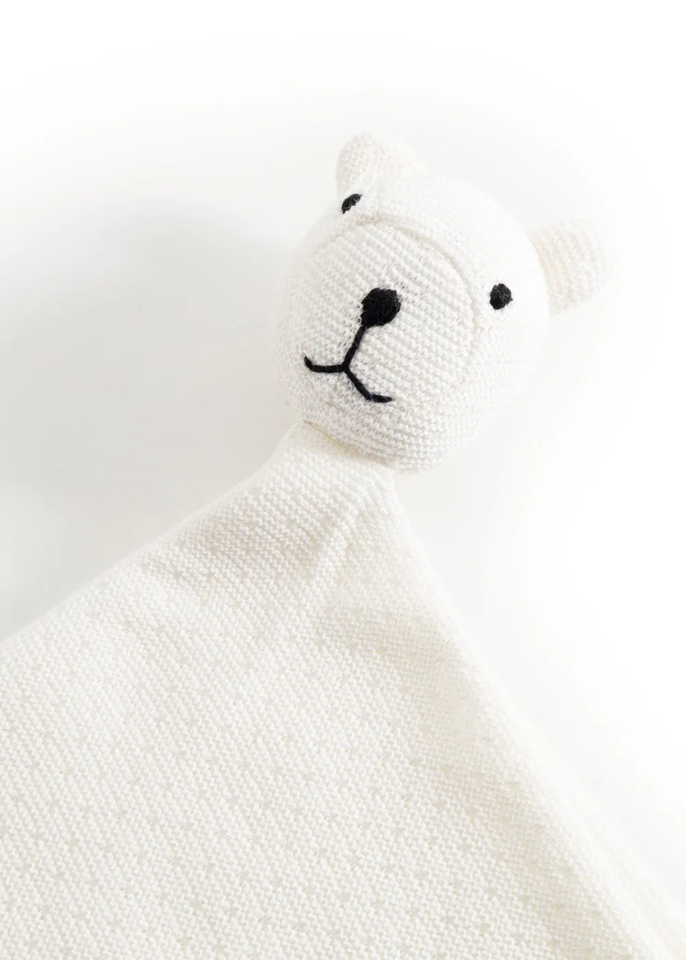 MarMar Teddy Cloth nusseklud Gentle White bamse