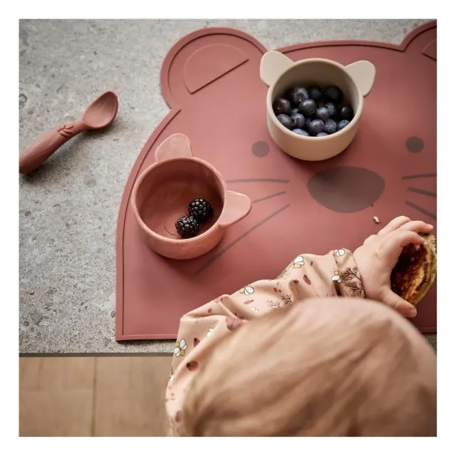 nuuroo Ester dækkeserviet silikone Mahogany