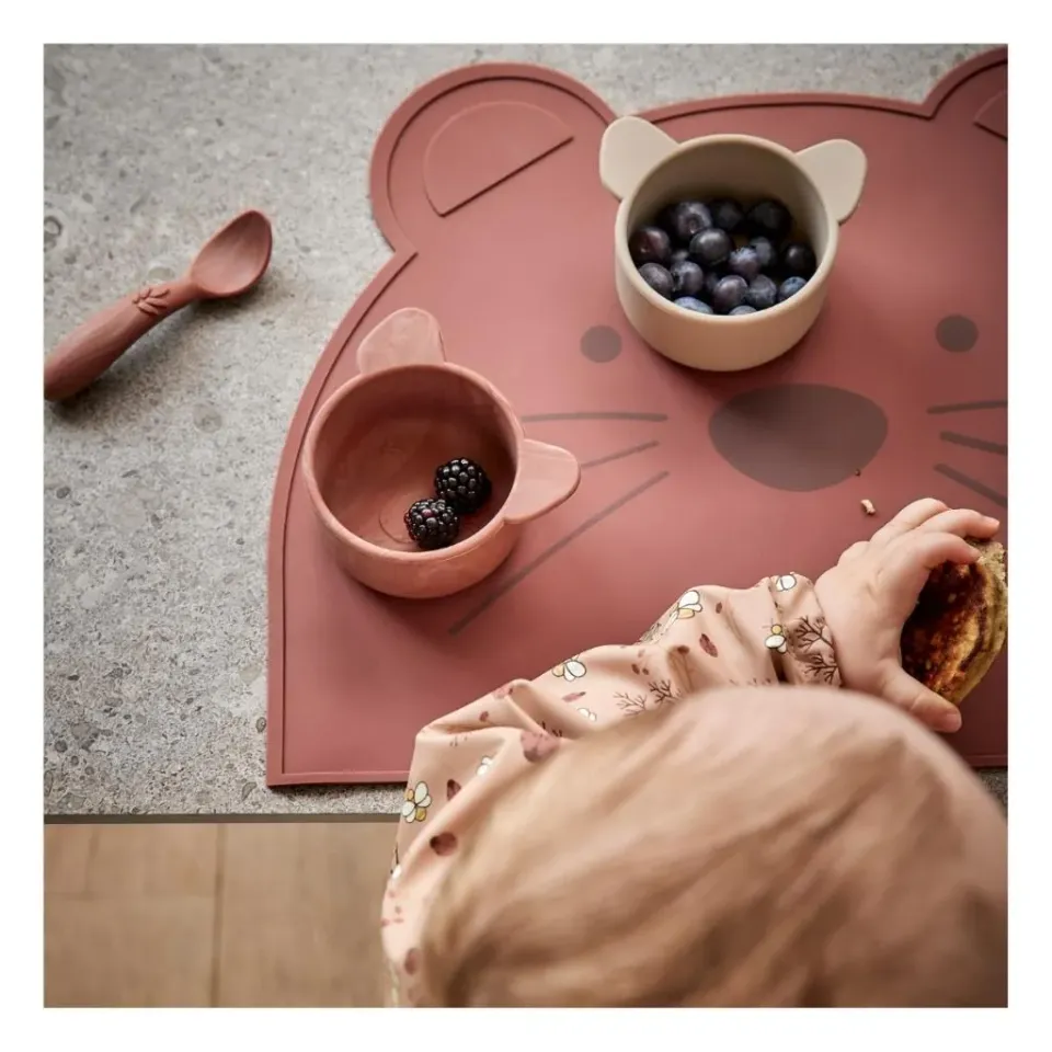 nuuroo Ester dækkeserviet silikone Mahogany