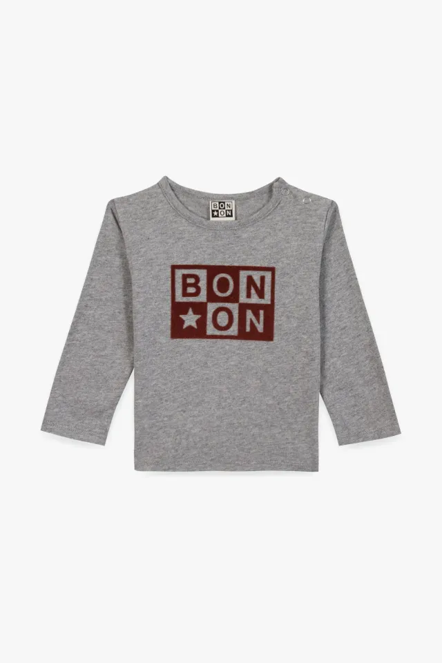 Bonton Taxi t-shirt grå langærmet bomuld