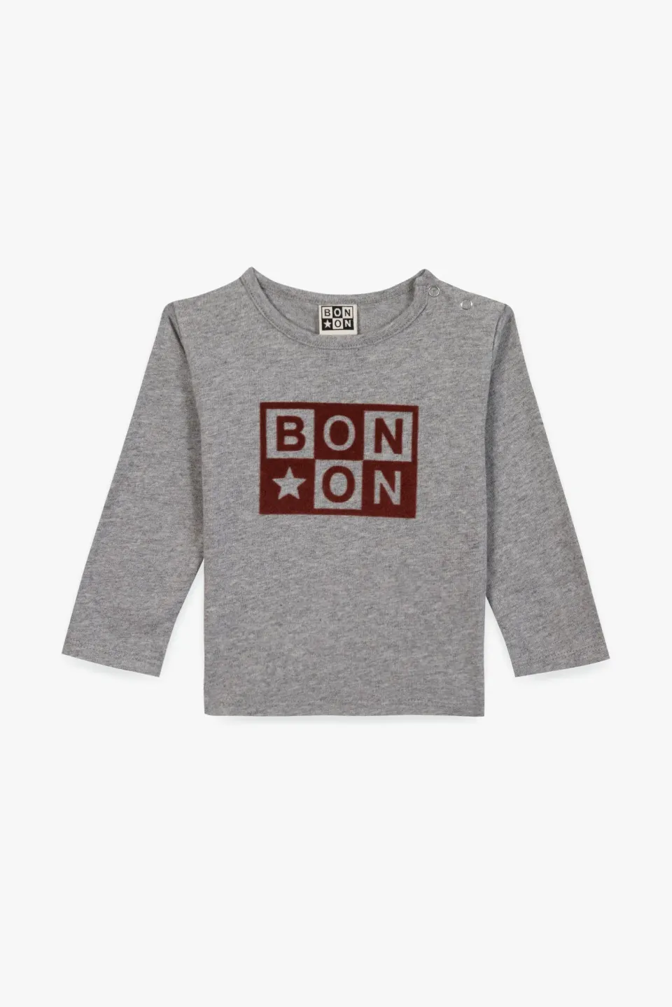 Bonton Taxi t-shirt grå langærmet bomuld