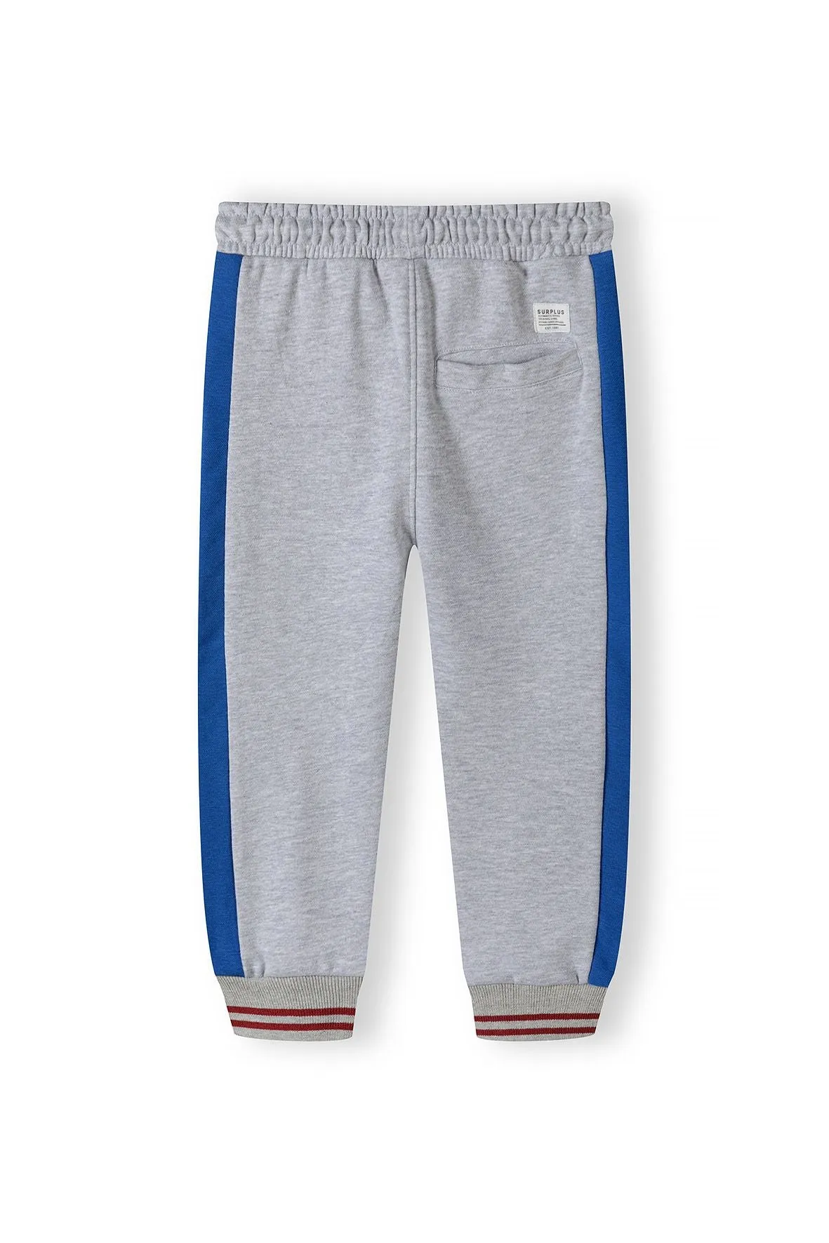 Minoti 40515 joggingbuks grå fleece bomuld
