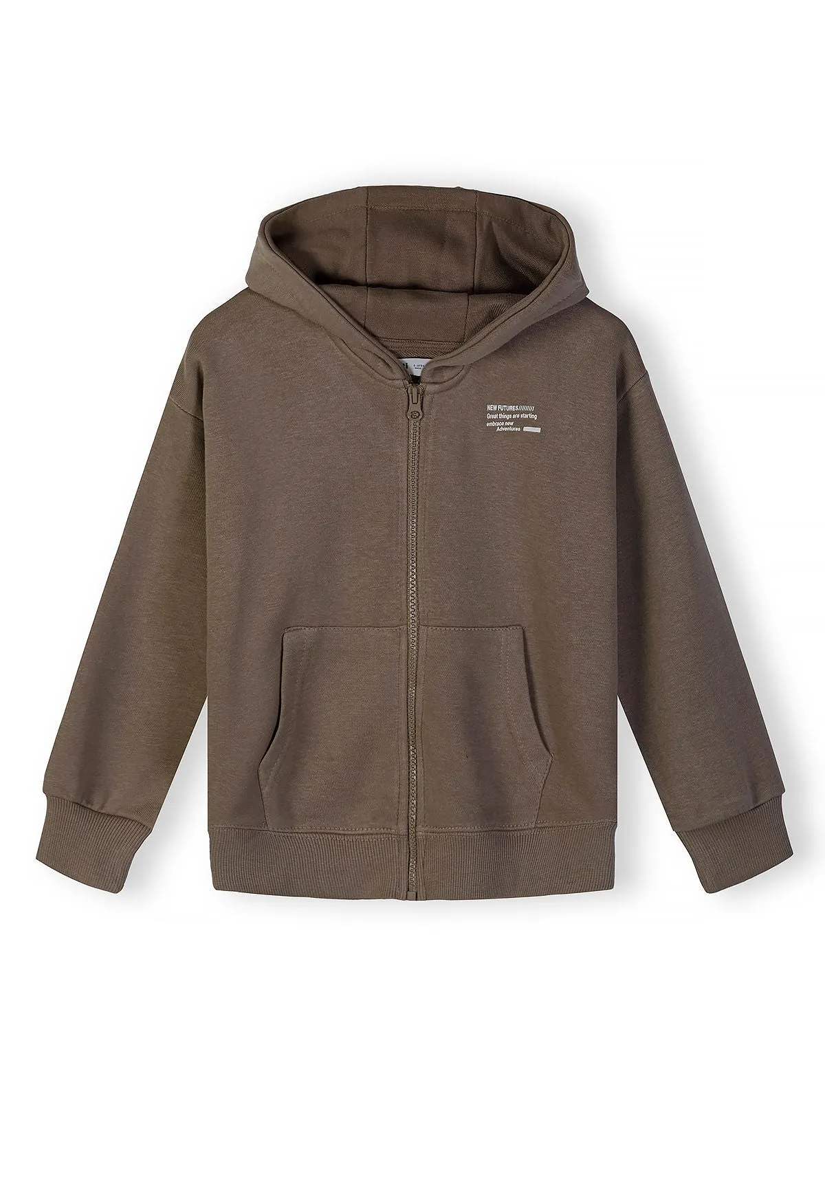Minoti 44808 hættetrøje creme khaki 2-pak til børn