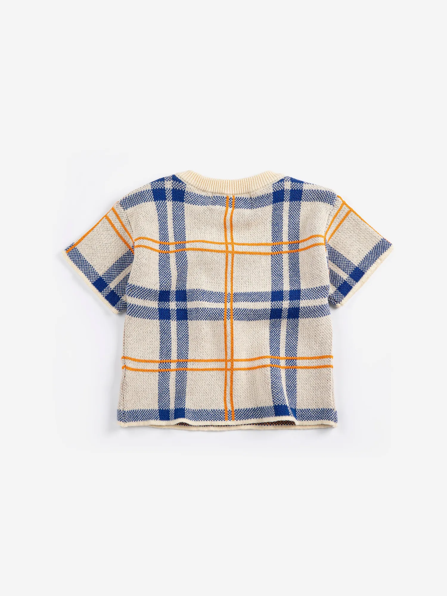 Bobo Choses Fun Tartan strikket T-shirt ternet baby