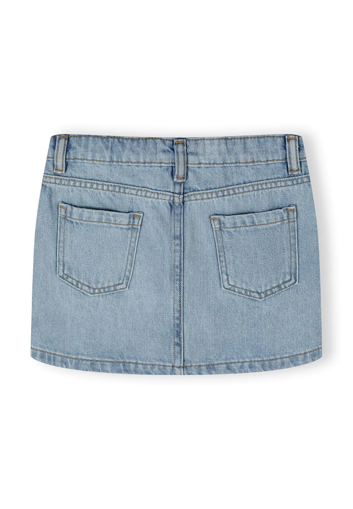 Minoti 42722 Denimnederdel til piger lyseblå
