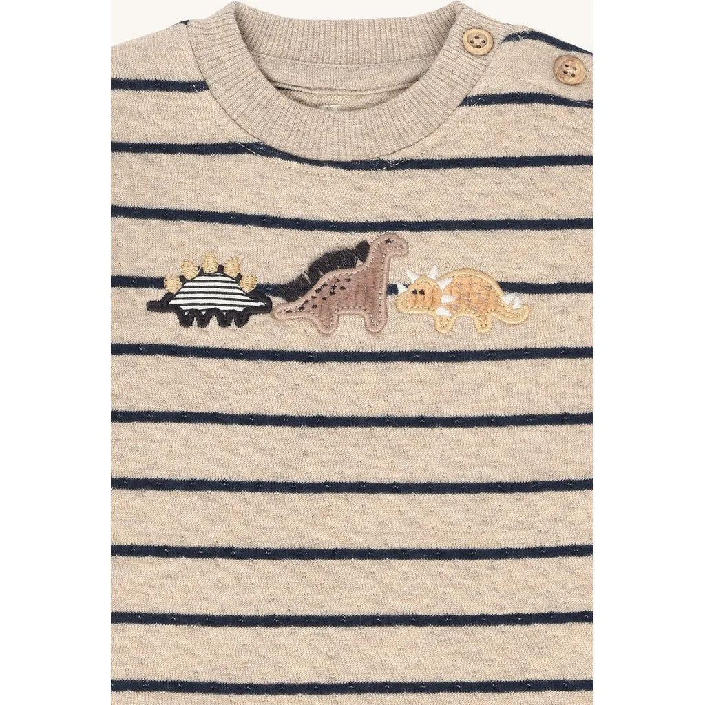 Hust & Claire Sofus Dinos sweatshirt Biscuit