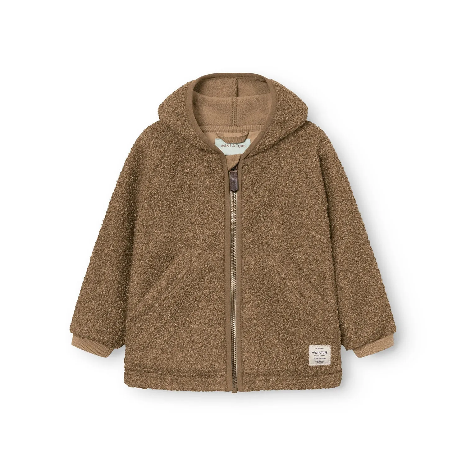 MINI A TURE Matliff teddyjakke Otter brown genanvendt