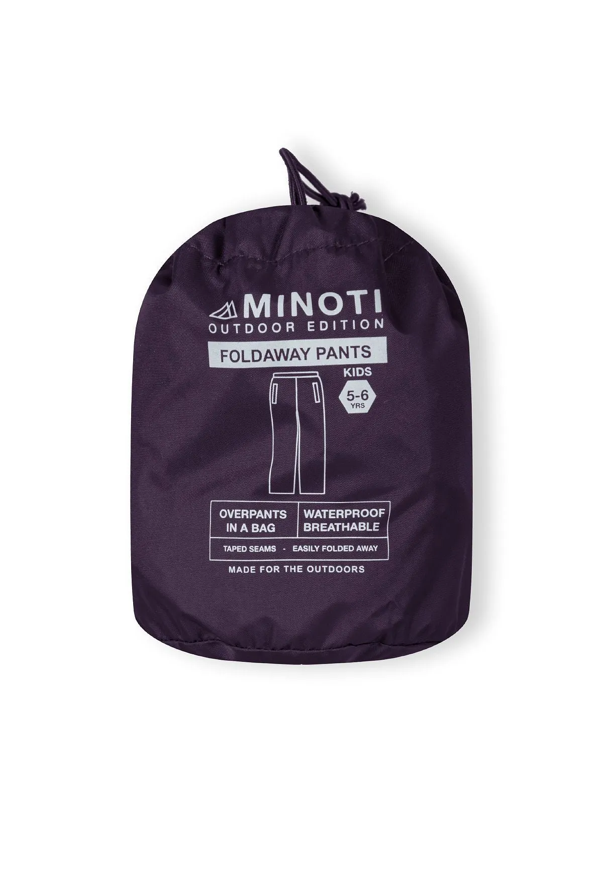 Minoti 43120 regnbukser lilla nylon
