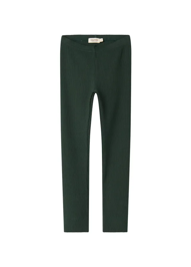 MarMar Leg Dark Leaf leggings til børn – modal