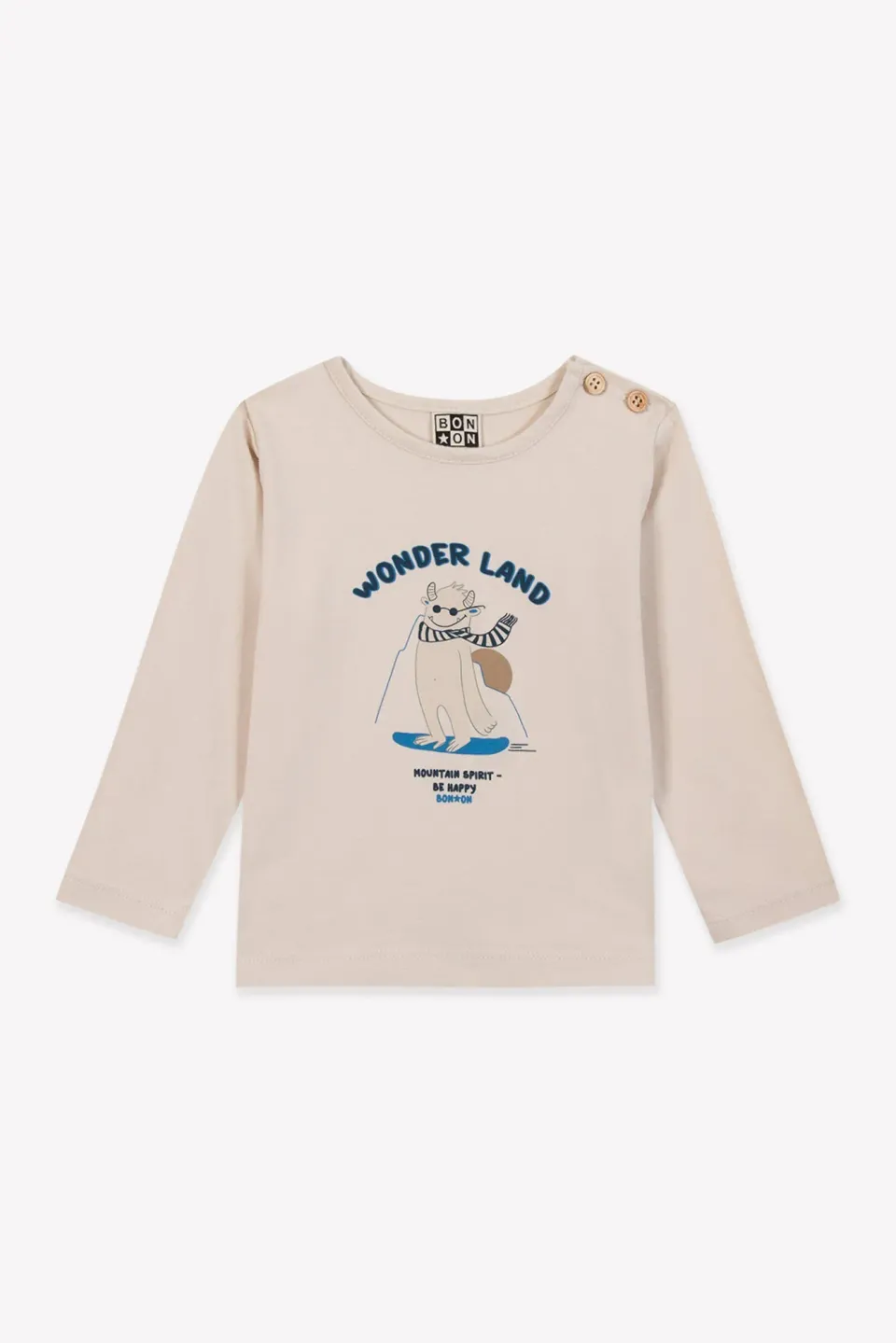 Bonton Taxi Wonderland langærmet t-shirt mouton bomuld