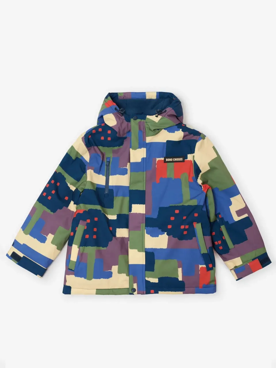 Bobo Choses Paint Forest ski anorak multicolor vandtæt