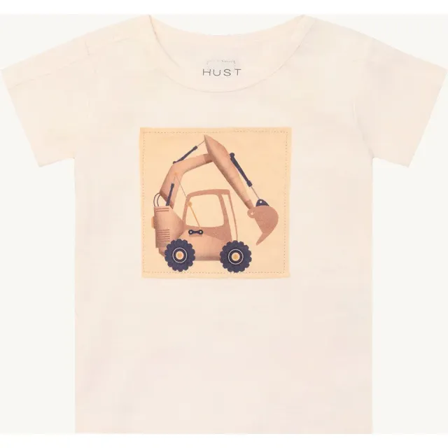 Hust & Claire August Slub T-shirt Ivory økologisk