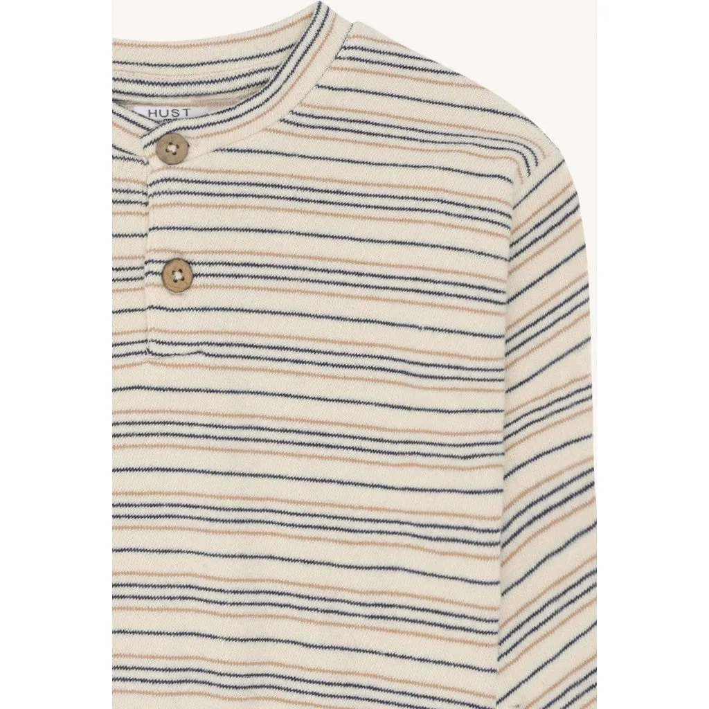 Hust & Claire Sigurt sweatshirt Snow White stribet