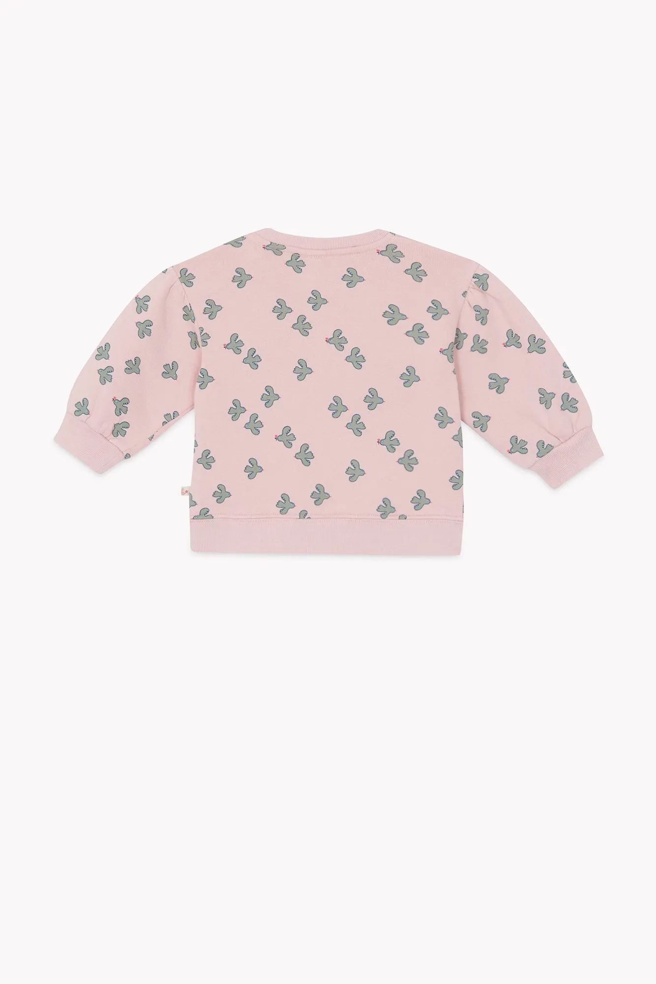 Bonton Lys Birdy sweatshirt fugle rosa baby