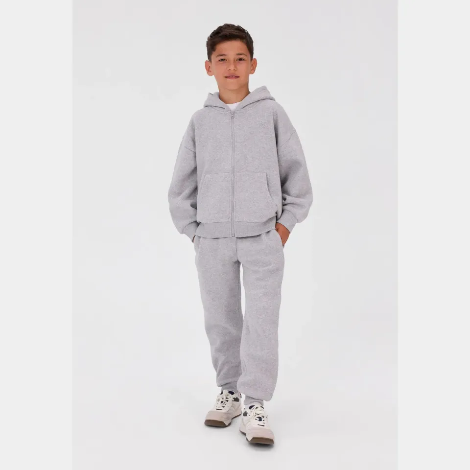Minoti 45788 sweatsæt grå hoodie jogger drenge
