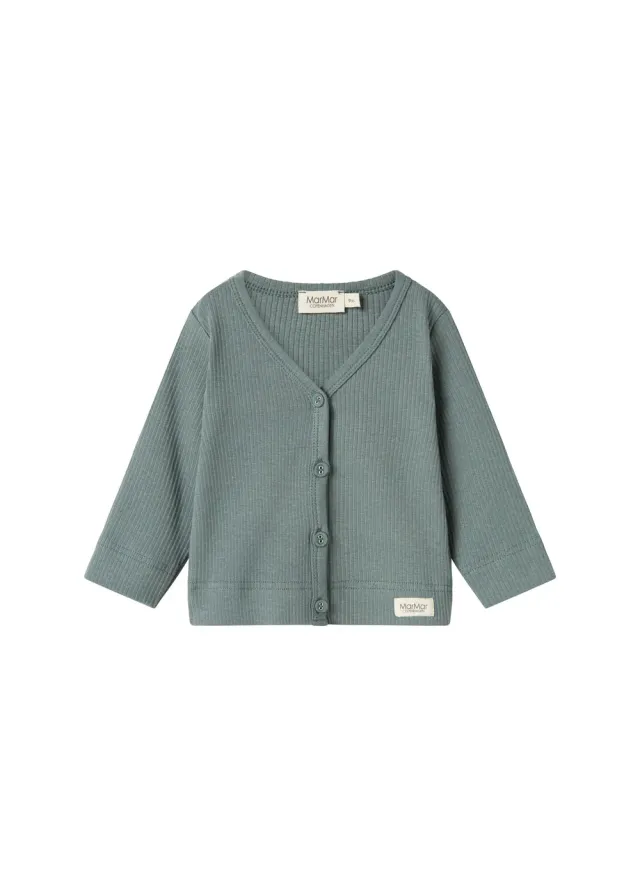 MarMar Cardigan Dusty Green modal bomuld