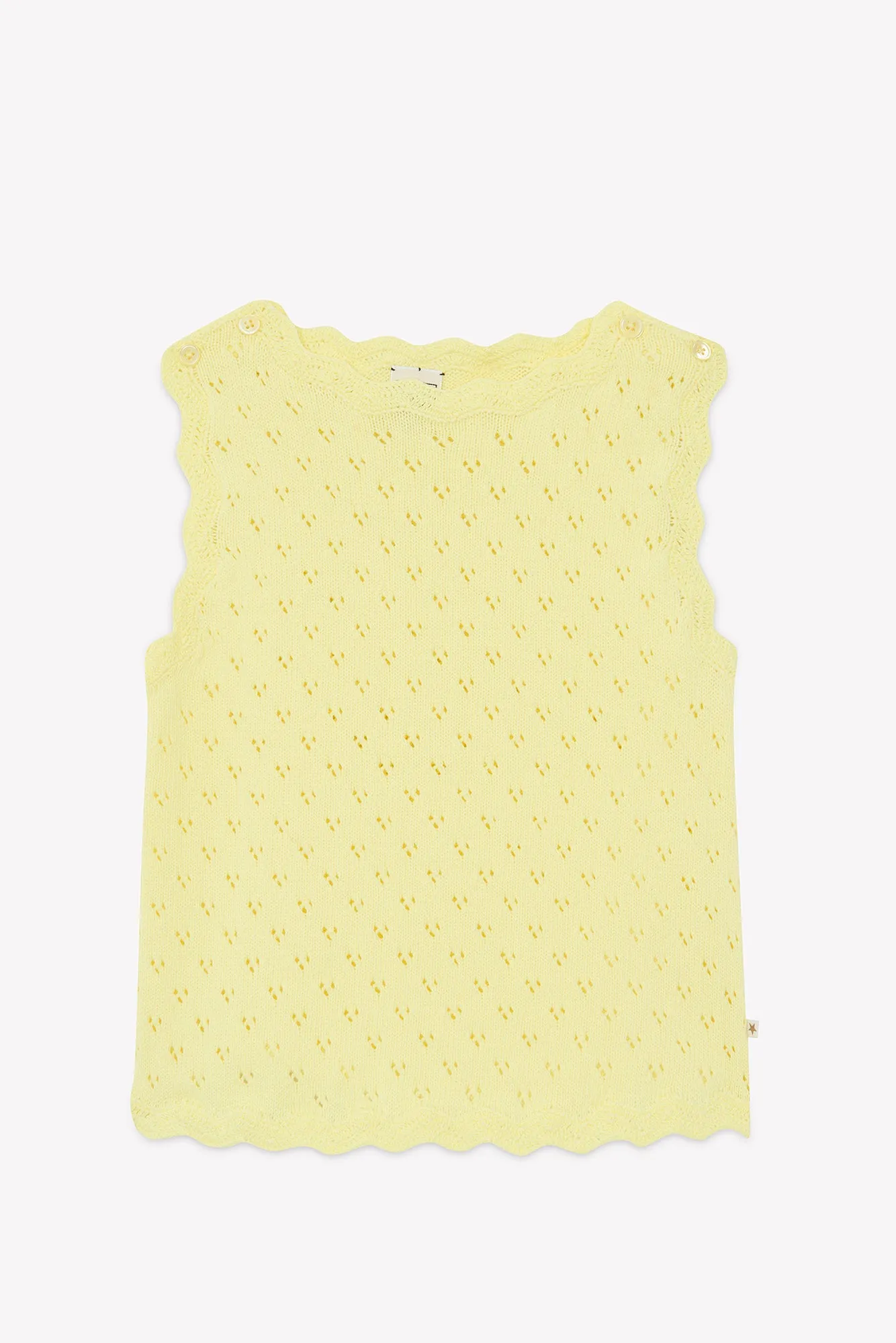 Bonton Noix Jaune top gul bomuld