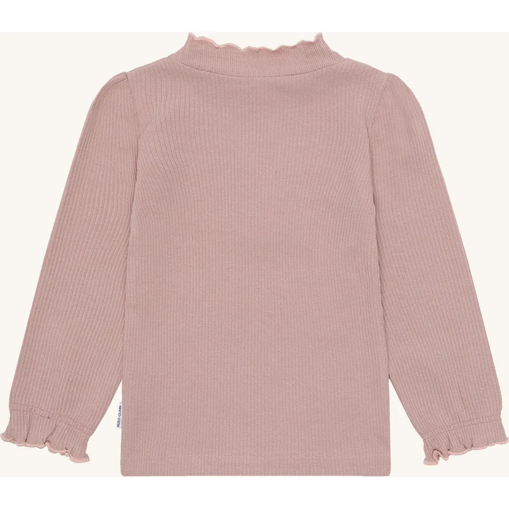 Hust & Claire HCAmma Solid bluse Adobe Rose modal
