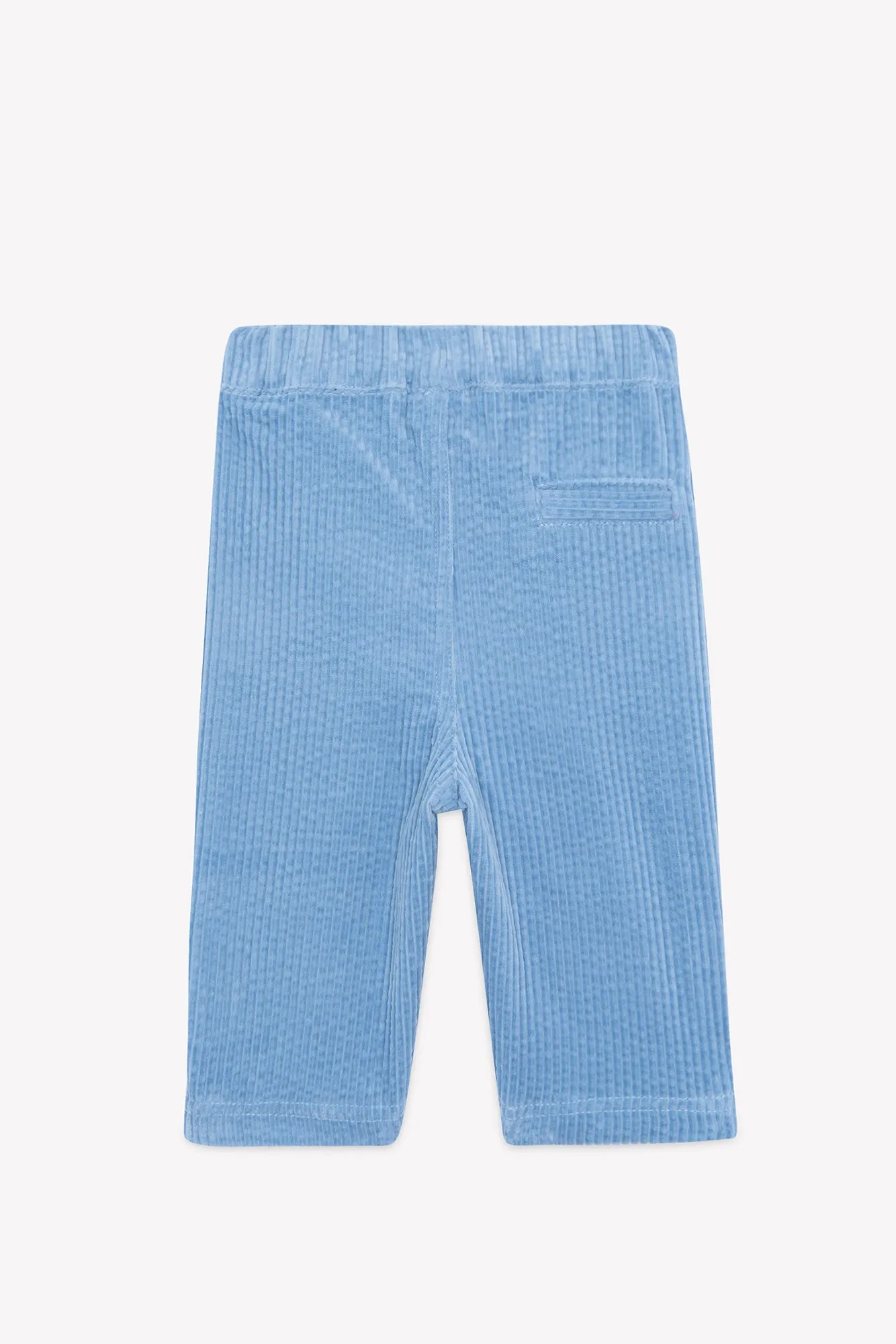 Bonton Paco bukser blå velour elastik