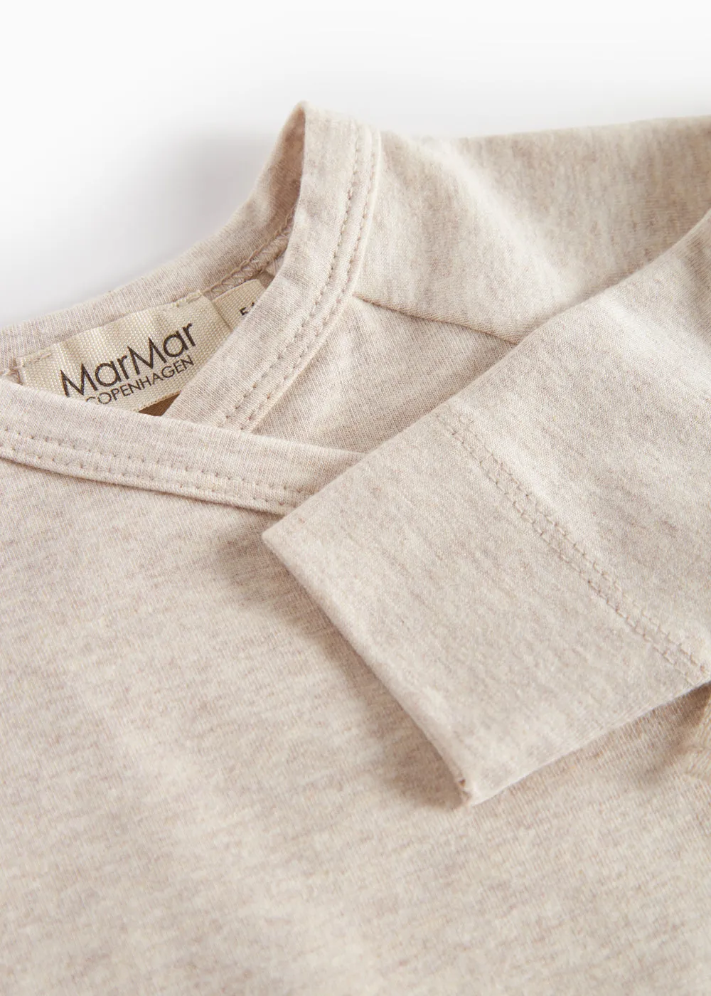 MarMar Tut Wrap LS bluse Light Beige Modal baby