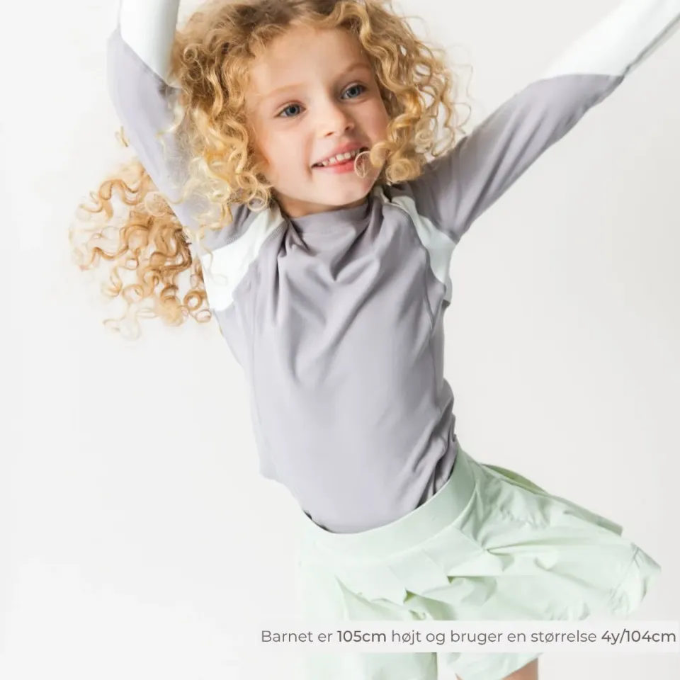 MINI A TURE Lendi LS t-shirt Arona Blue kølende