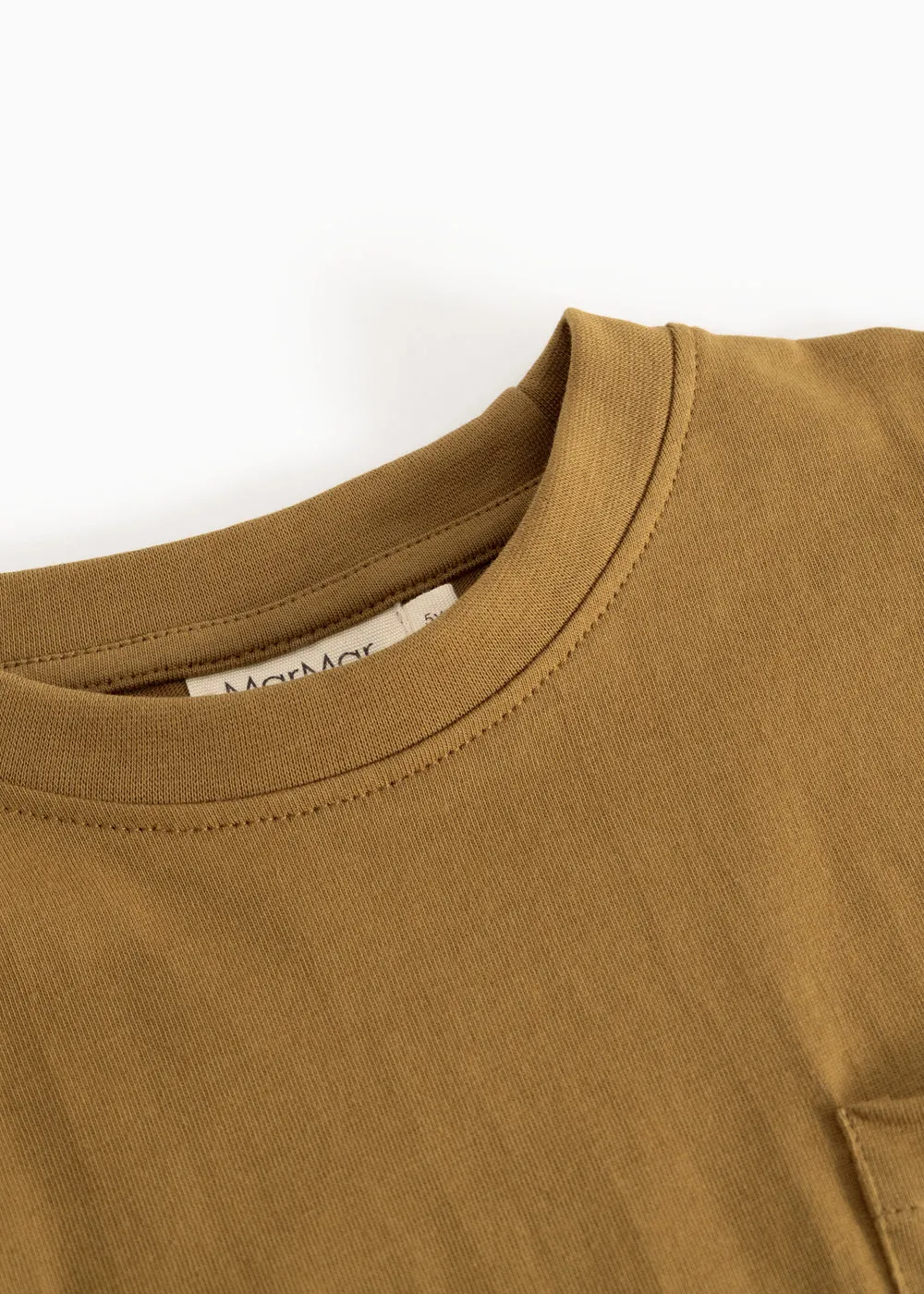 MarMar Tad LS bluse Deep Caramel langærmet bomuld
