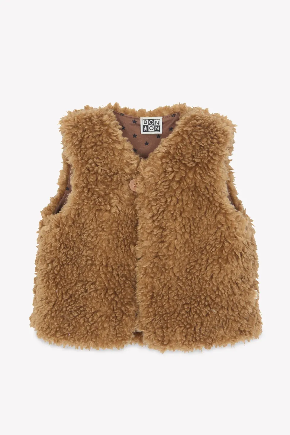 Bonton Beti Sherpa Barn vest til børn teddy