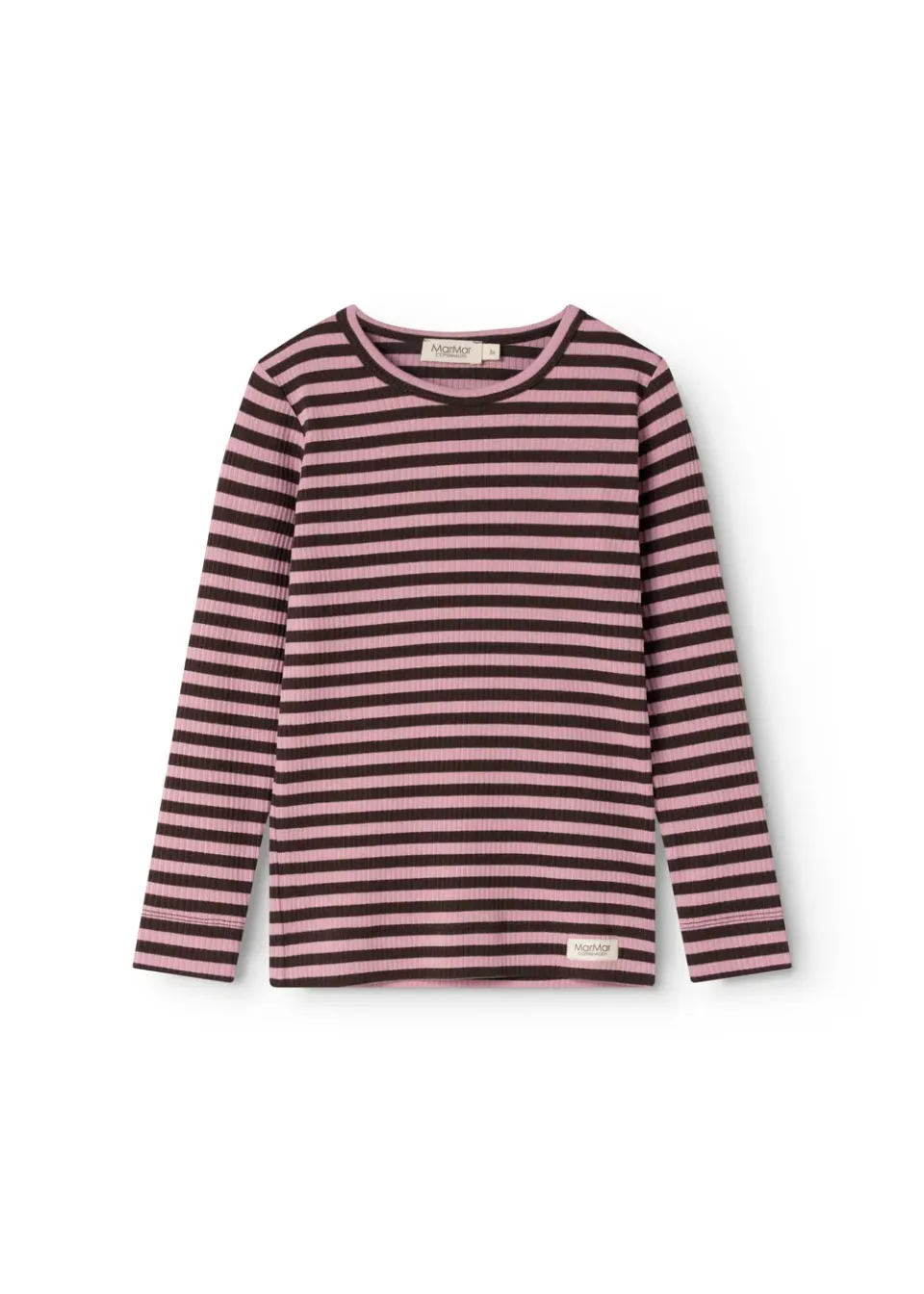 MarMar Plain Tee LS t-shirt Heather Stripe modal
