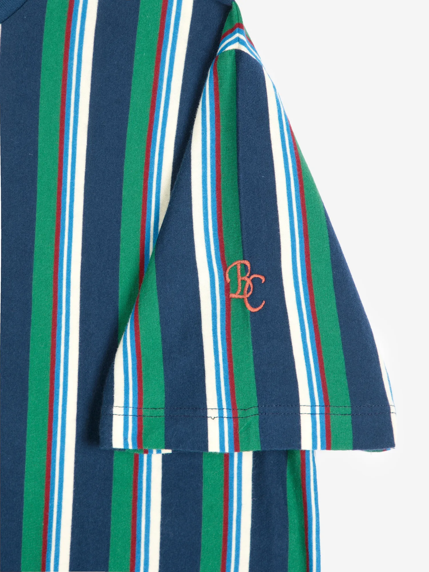 Bobo Choses stribet jerseykjole navy XS lang
