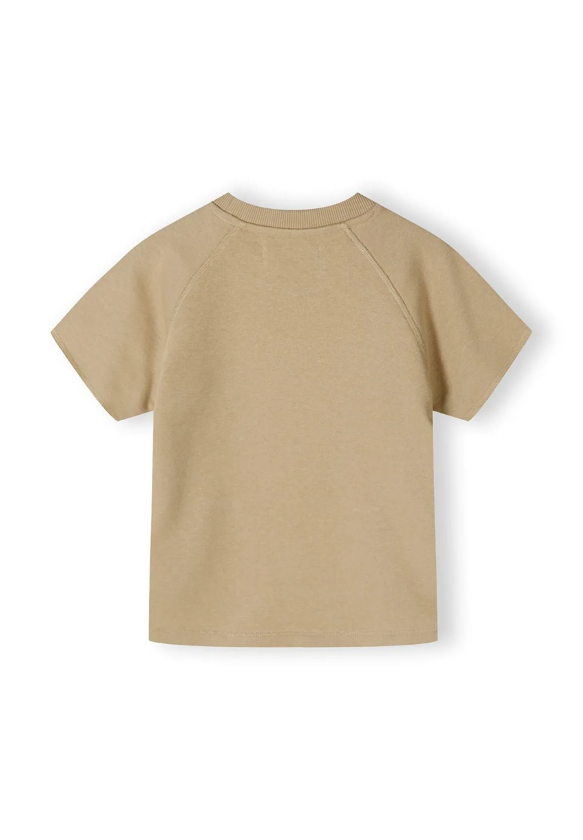 Minoti 42516 sæt t-shirt shorts sand bomuld
