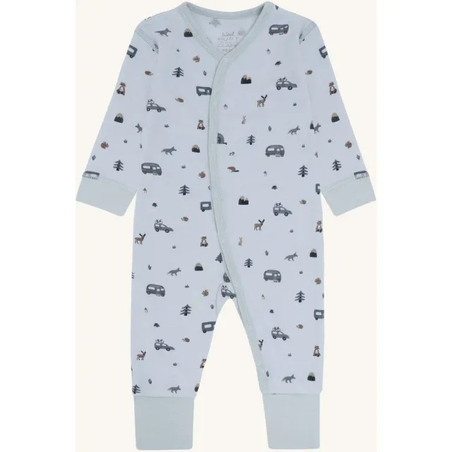 Hust & Claire Mobi Camp natdragt Baby Blue merinould