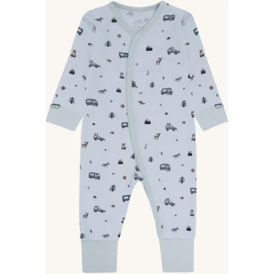 Hust & Claire Mobi Camp natdragt Baby Blue merinould