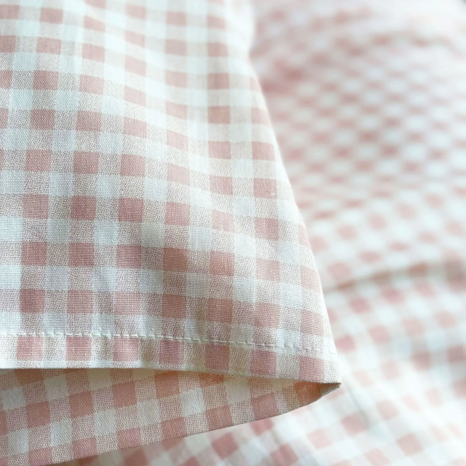 nuuroo By Mats sengetøj Blush Check junior bomuld