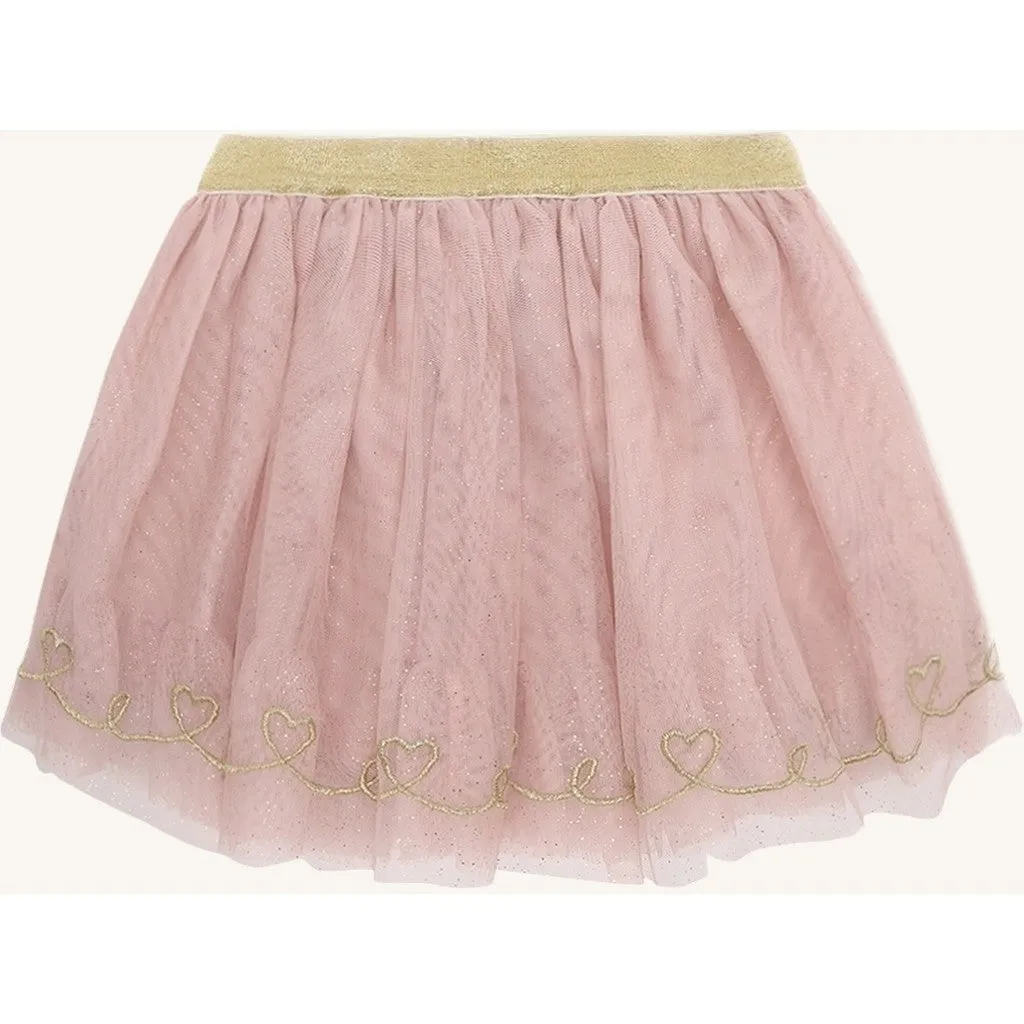 Hust & Claire HCNinna Tulle nederdel dusty rose tyl