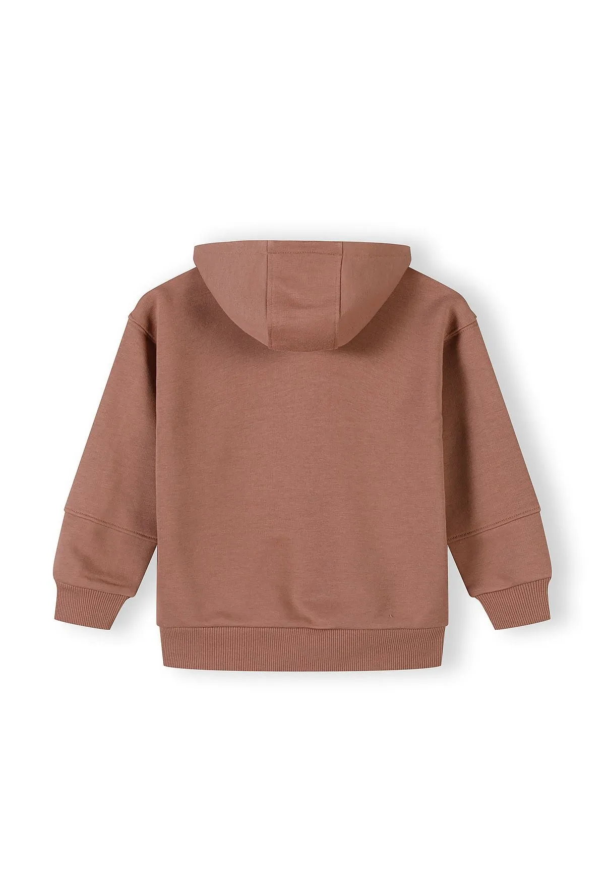 Minoti 44781 joggingtøj hoodie cognac bomuld