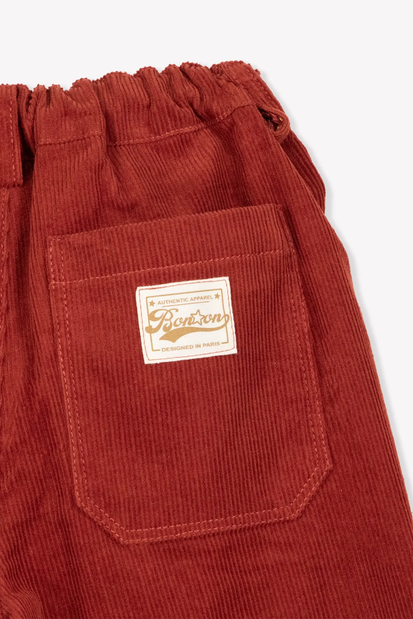 Bonton Play Chestnut fløjlsbukser brun