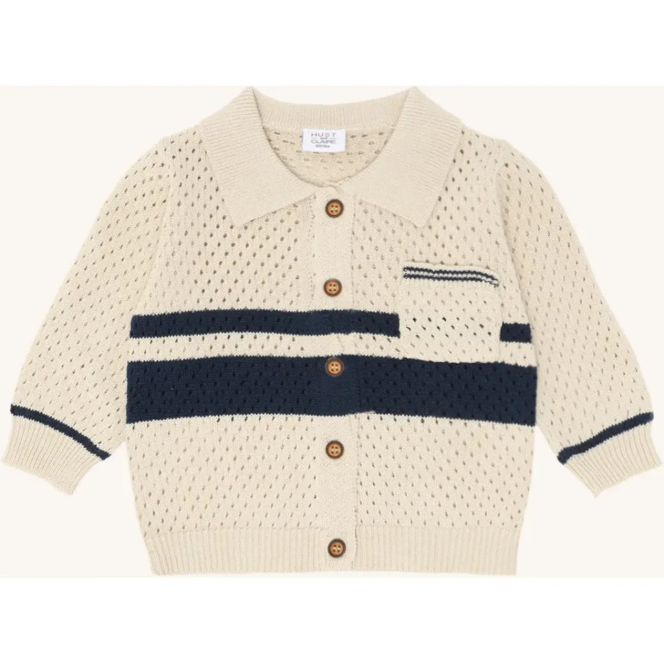 Hust & Claire Charli cardigan Sandshell øko bomuld